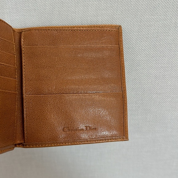 🔥🔥🔥Vintage Christian Dior Leather Bifold Card Case Wallet - Picture 3 of 8